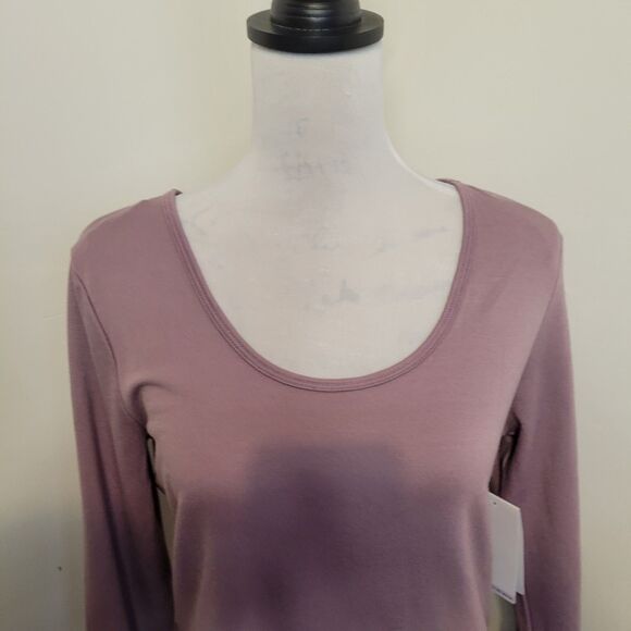 Marika Women’s Elderberry Open Back Wrap Long Sleeve Yoga Top small - Picture 3 of 9